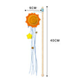 Bells Felt Telescopic Cat Stick Toy