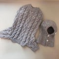 Pet Four-leg Knitted Warm Sweater With Hat Suit