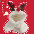 New Year's Antler Christmas Tree Pet Cat Ornaments