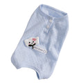 Spring And Summer Dogs, Small And Medium-sized Dogs, Simple And Fashionable Fabric Label Baby Belly Clothes, Cat Four-legged Air-conditioned Suits