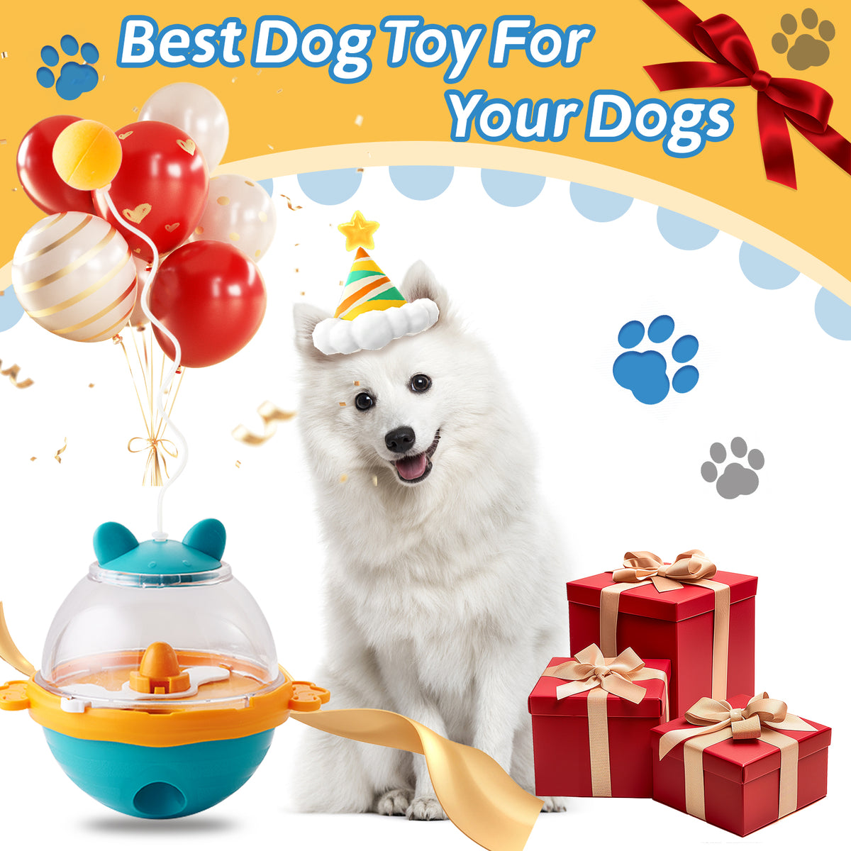 Guardians Tumbler Pet Toy Cat Leaky Food Toy Interactive Dog Cat Toy Food Treat Dispensing Toys, Slow Feeder Treat Ball For Pets Increases IQ