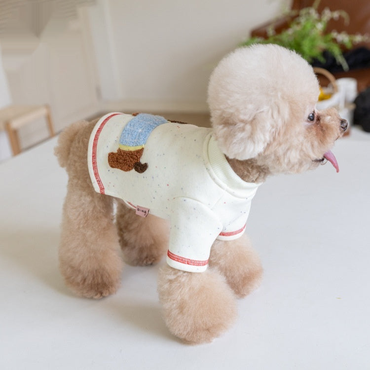 Autumn And Winter Home Warm VIP Teddy Pet Brushed Hoody
