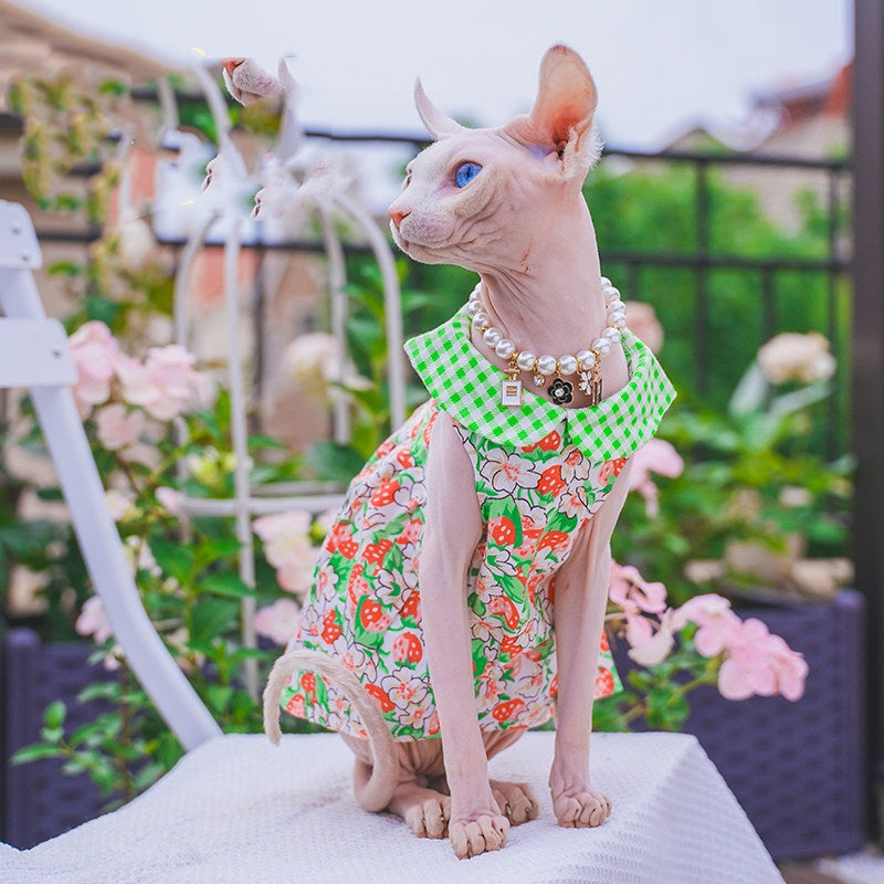Summer Lightweight And Breathable German-style Pet Cat Garment