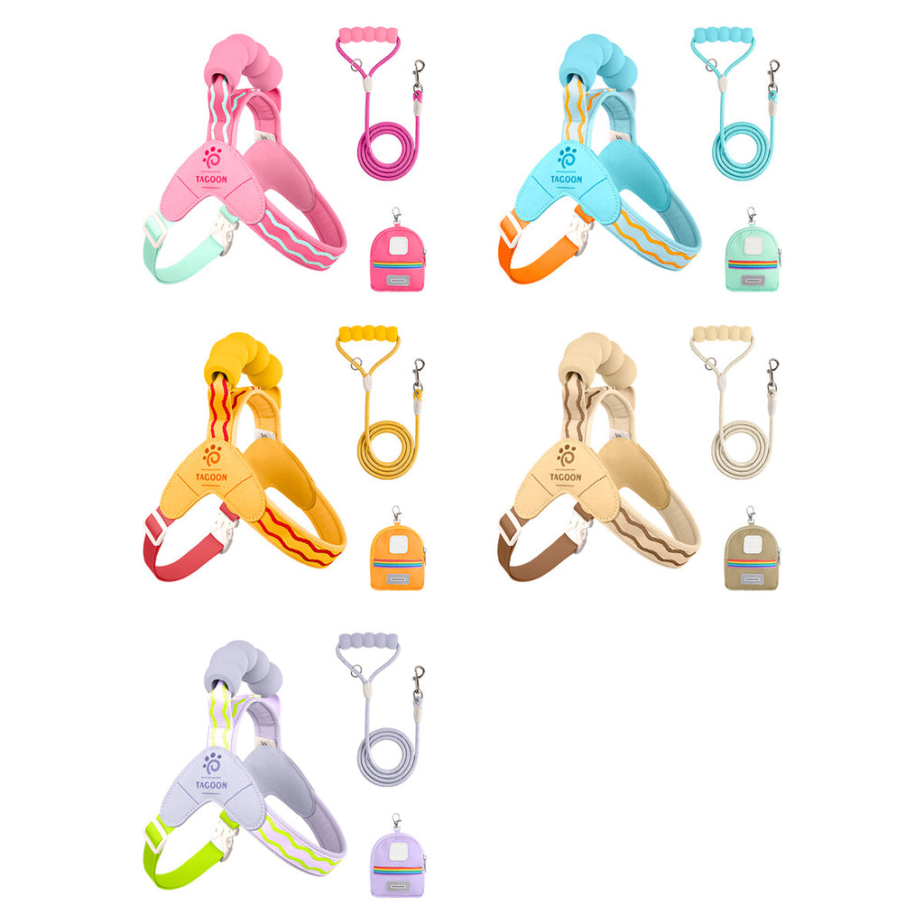 Dopamine-hued Convenient Pet Harness