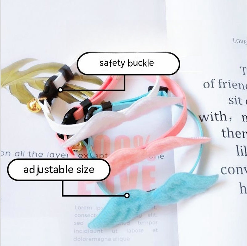 Dogcat Collar Bell Angel Wings Adjustable Collar