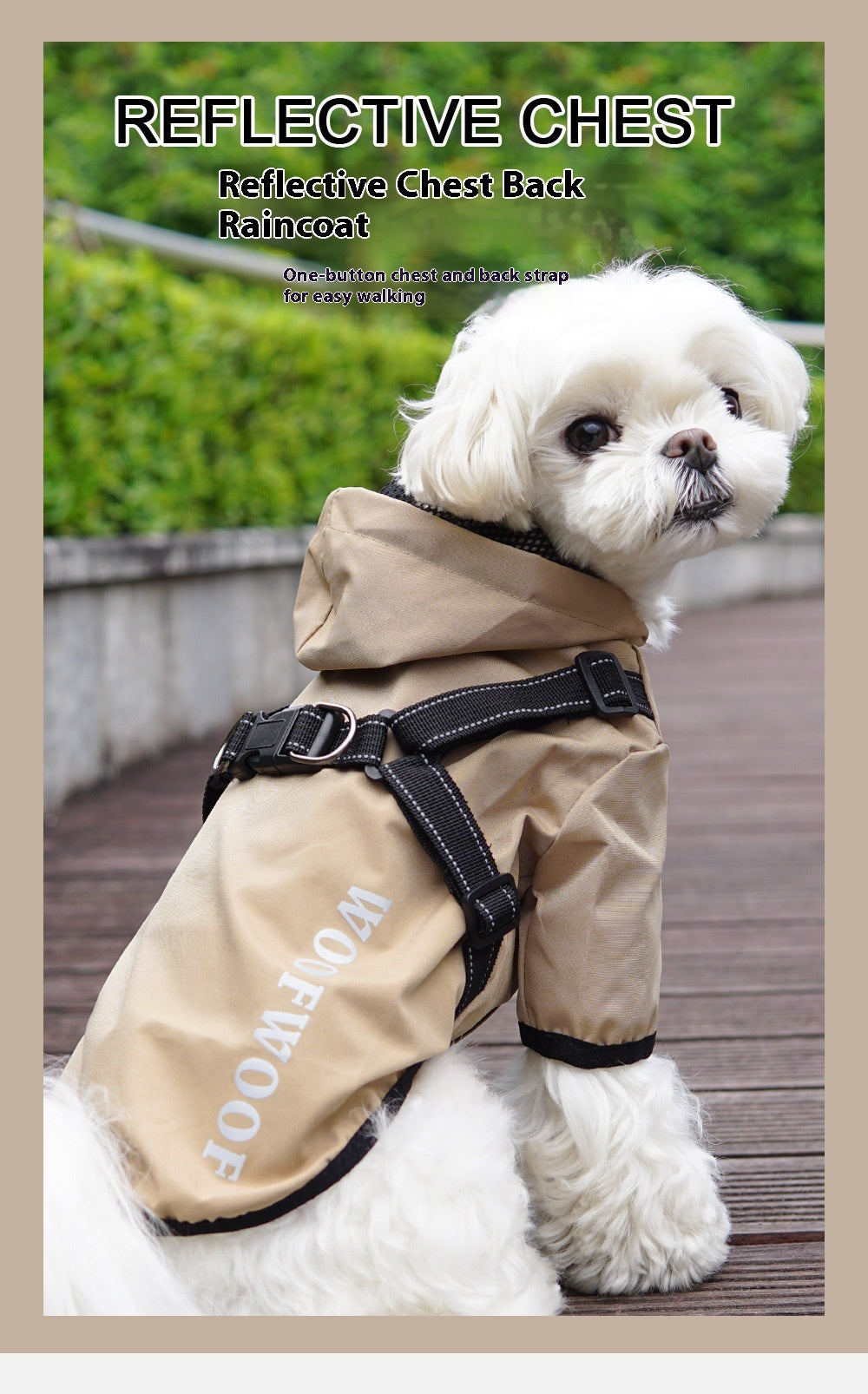Puppy Dog Raincoat Four-legged Waterproof All-inclusive Poncho