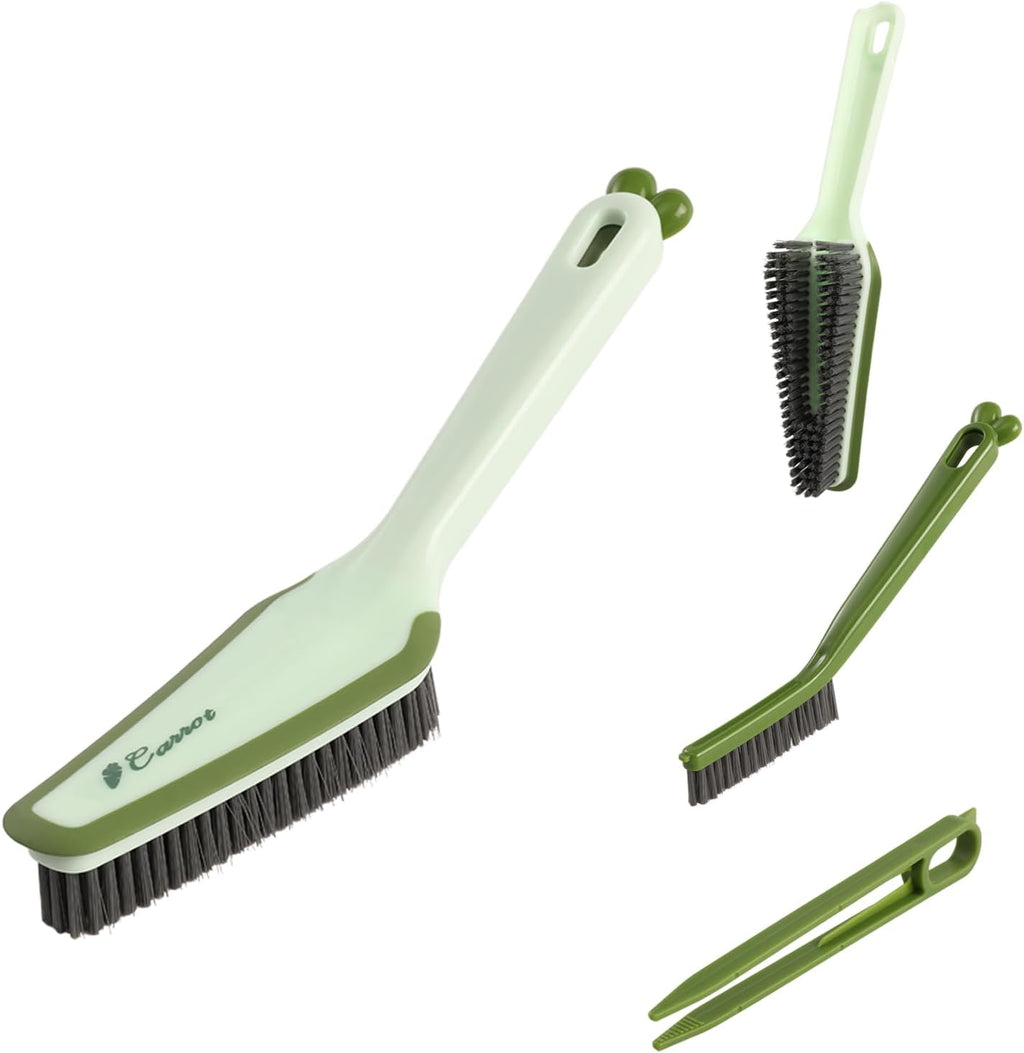 3 In 1 Detachable Household Pet Cleaning Brush Multifunctional Scrub Brush With Hard Bristle And Handle Ideal Crevice Grout Scrubber Brush For Kitchen