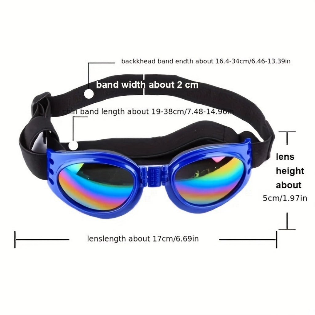 Pet Protection Small Doggles Dog Sunglasses Pet Goggles UV Sun Glasses Eye Wear Adjustable