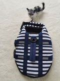 600D Oxford Cloth Digital-Print Striped Pet Life Jacket