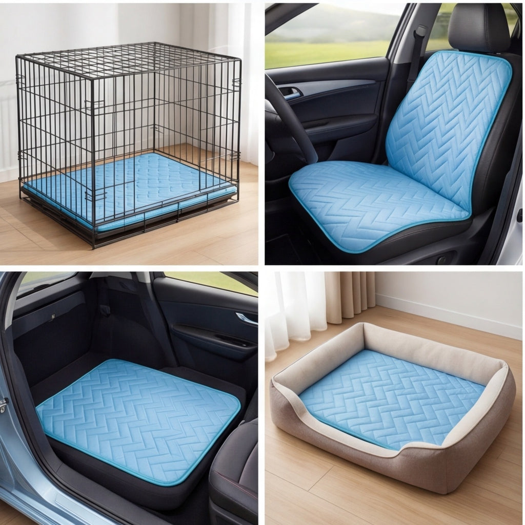 Breathable Ice-silk Cat Bed Supplies Dog Mat