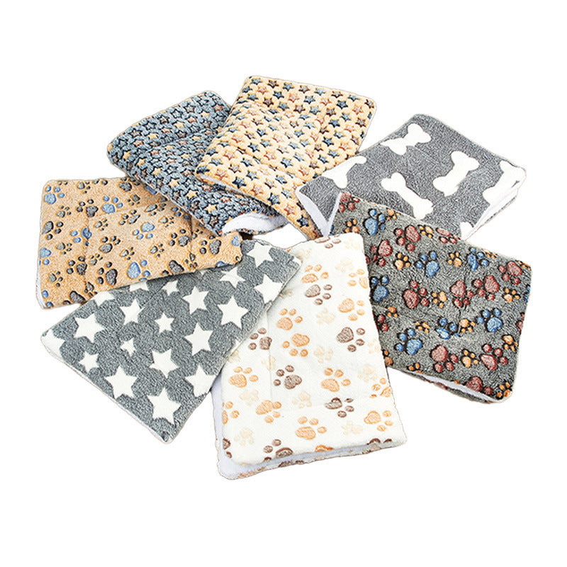 Warm Plush Pet Dog Bed Mat
