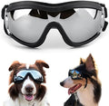 Stylish Windproof Dog Sunglasses Handsome Pet Goggles For Large Medium Breeds With Sun Protection Anti Fog & Adjustable Strap For Driving Swimming