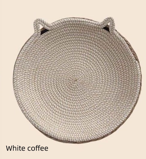 Rattan Cat Nest Cotton String Four Seasons Universal Pad