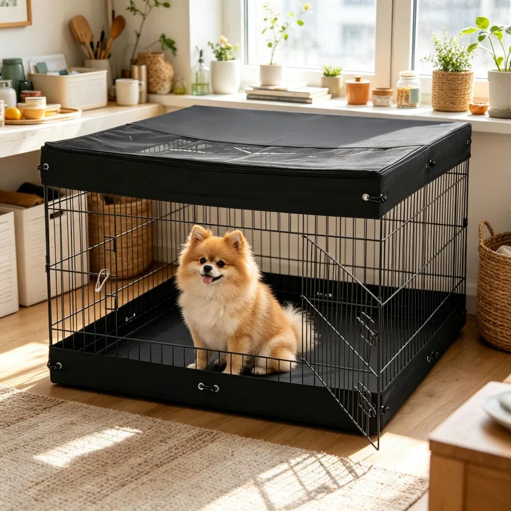 Dog House with Space-Saving for Outdoor