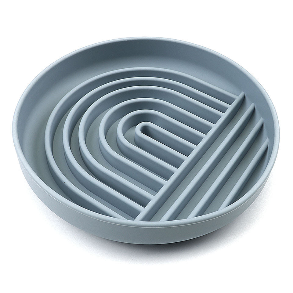 The Slowdown Bowl Silicone Slow Feeder For Dogs Puppies Slow Eating Modern Lick Mat Design Reduces Gulping Dishwasher Fit For All Breed Mealtime