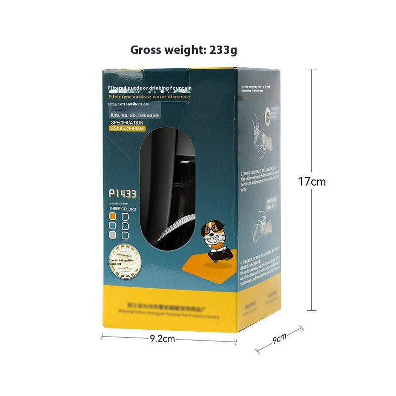 Pet Portable Cup Portable Outing Water Fountain