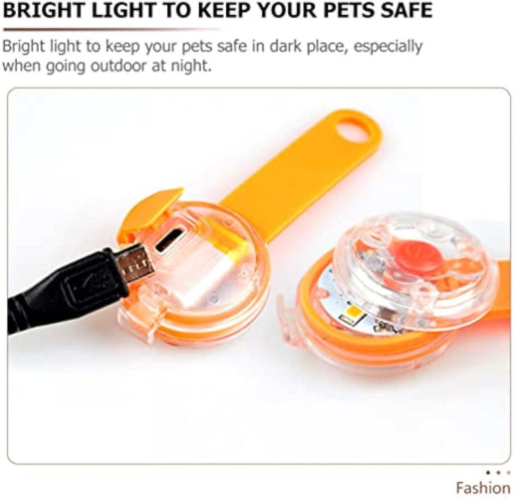 Pet Glow Pendant Light Pendant Pet Hanging Adorn Dog Safety Pendant Outdoor Dog Luminous Pendant Dog Leash Lights For Night Walking Luminous Dog