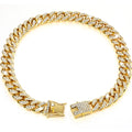 New Diamond Golden Dog Collar