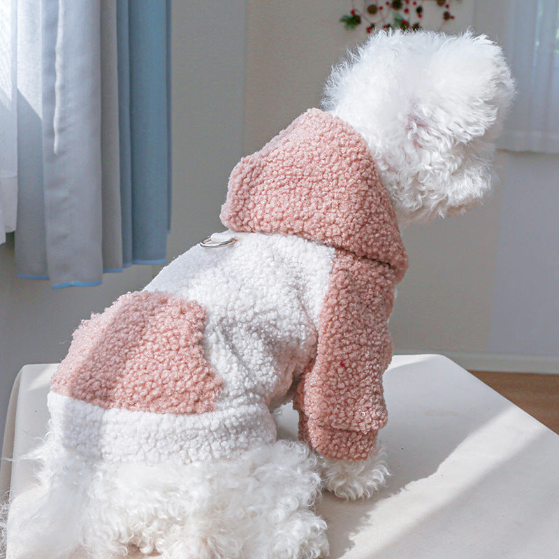 Lamb Fleece Traction Sweater Puppy Thermal Autumn Clothing