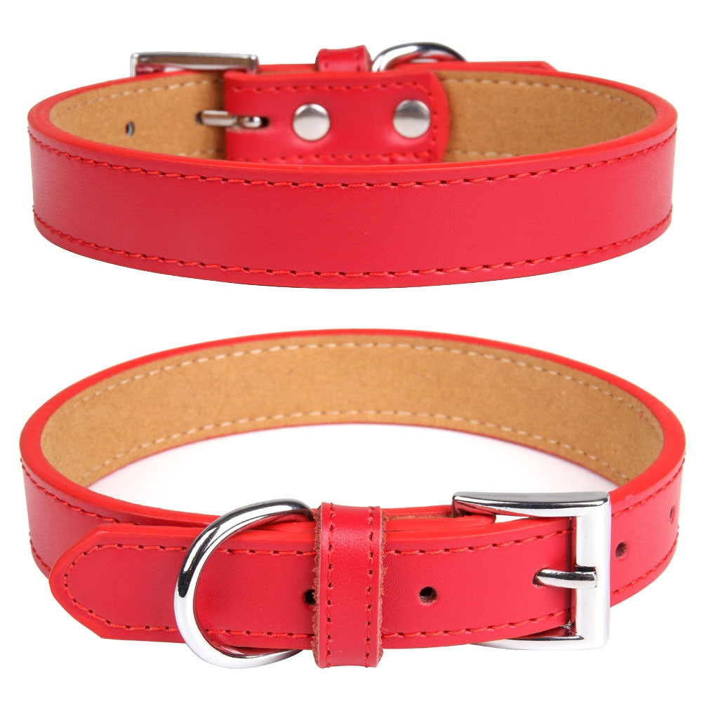 Cat Collar Cowhide Necklace For Small Medium And Large Pets