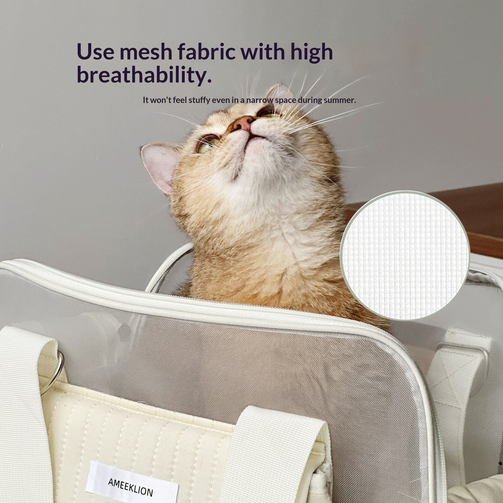Cute Fashionable And Simple Breathable Pet Carrier For Cats And Dogs