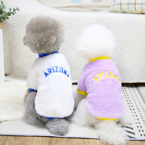 Autumn And Winter Pet Dog Time Fleece Jacket