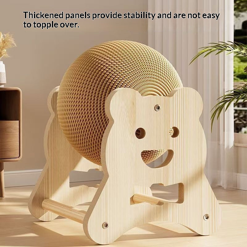 Cat Scratching Ball Roller Vertical Scratching Post Wear-Resistant Toy