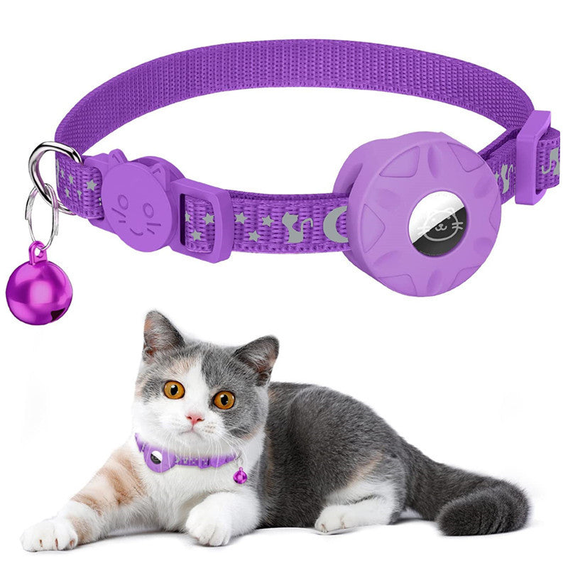 Reflective Star Moon Cat Dog Collar