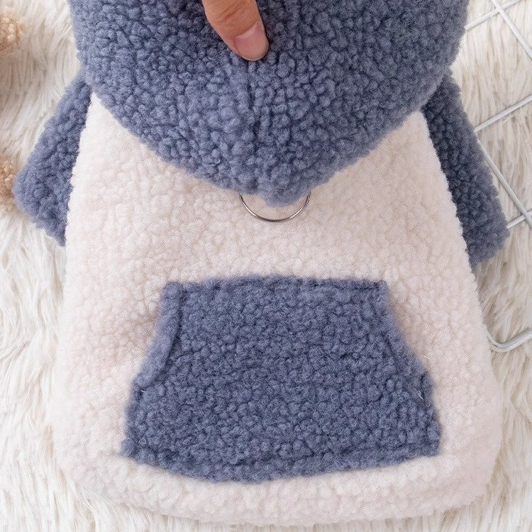Thickened Warm Pet Hooded Cotton-padded Coat