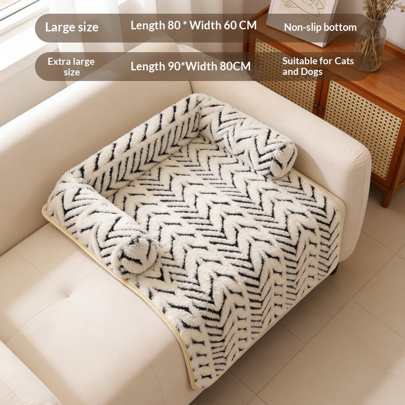 Cat Nest Winter Warm Sofa Cushion Extra Large Outdoor Dog Nest Cat Nest Cage Special Pet Supplies