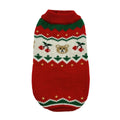 Christmas Cherry Pet Sweater Clothes Warm