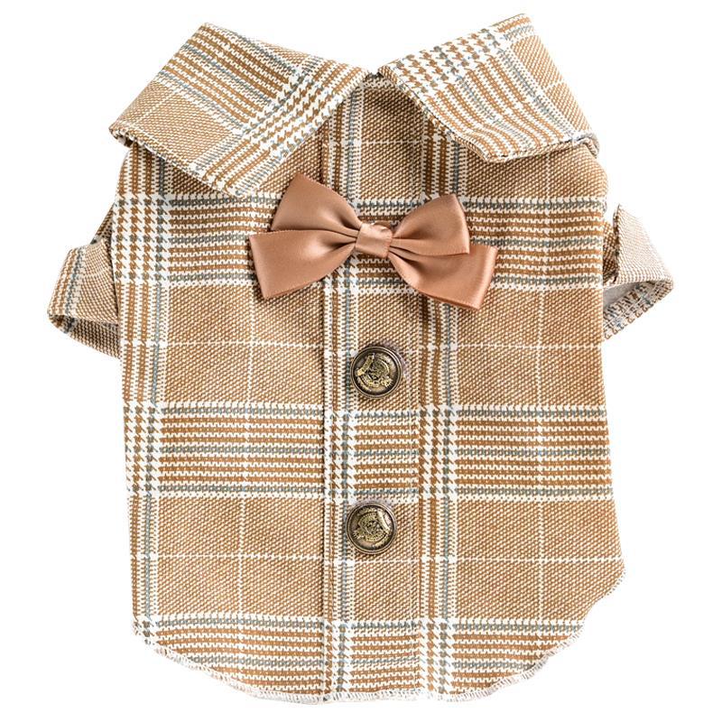 Pet Cat Teddy Bichon Small Dog Clothes Summer Spring And Autumn Thin Couple Suit Shirt
