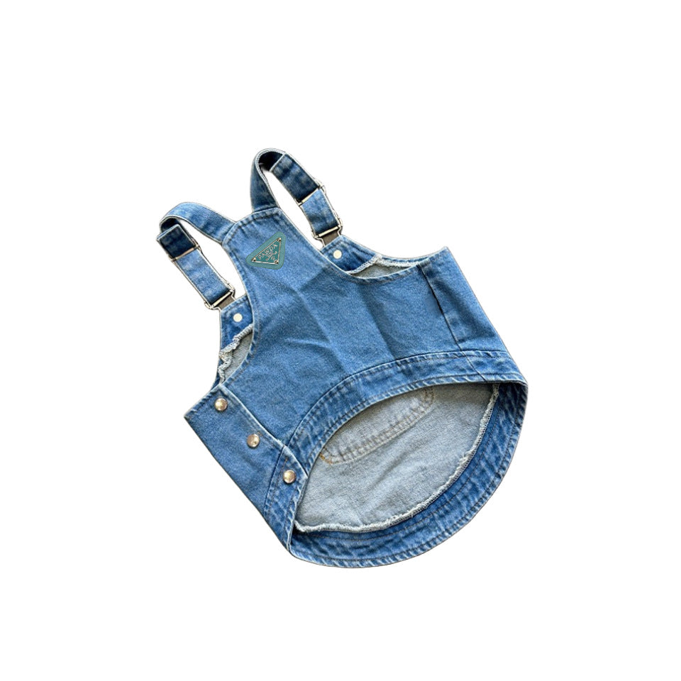 Removable Pet Suspender Spring And Autumn All-match Suspender Skirt