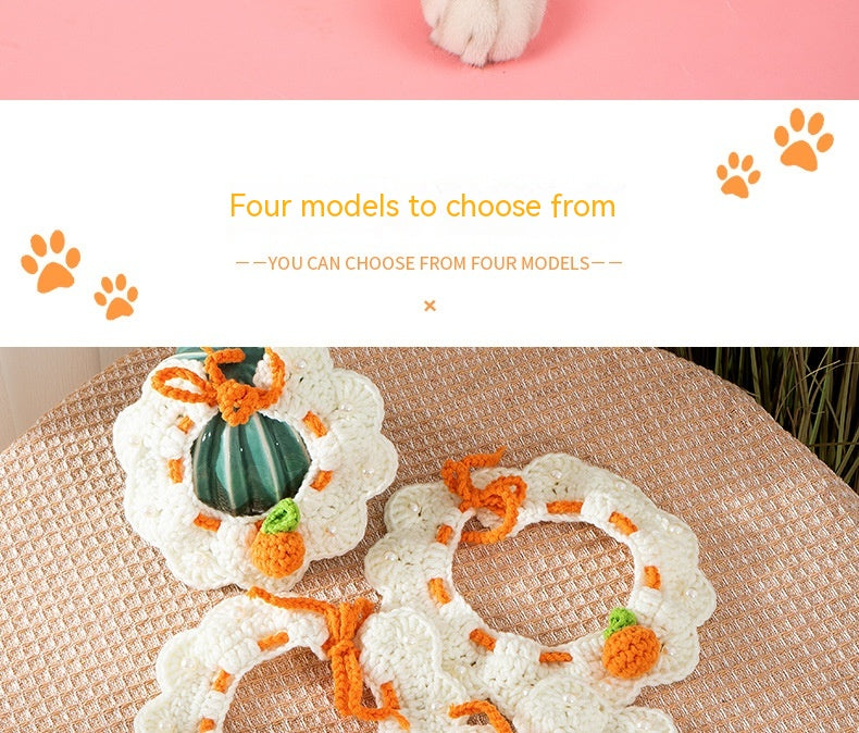 Cat Knitted Scarf Neckband Necklace