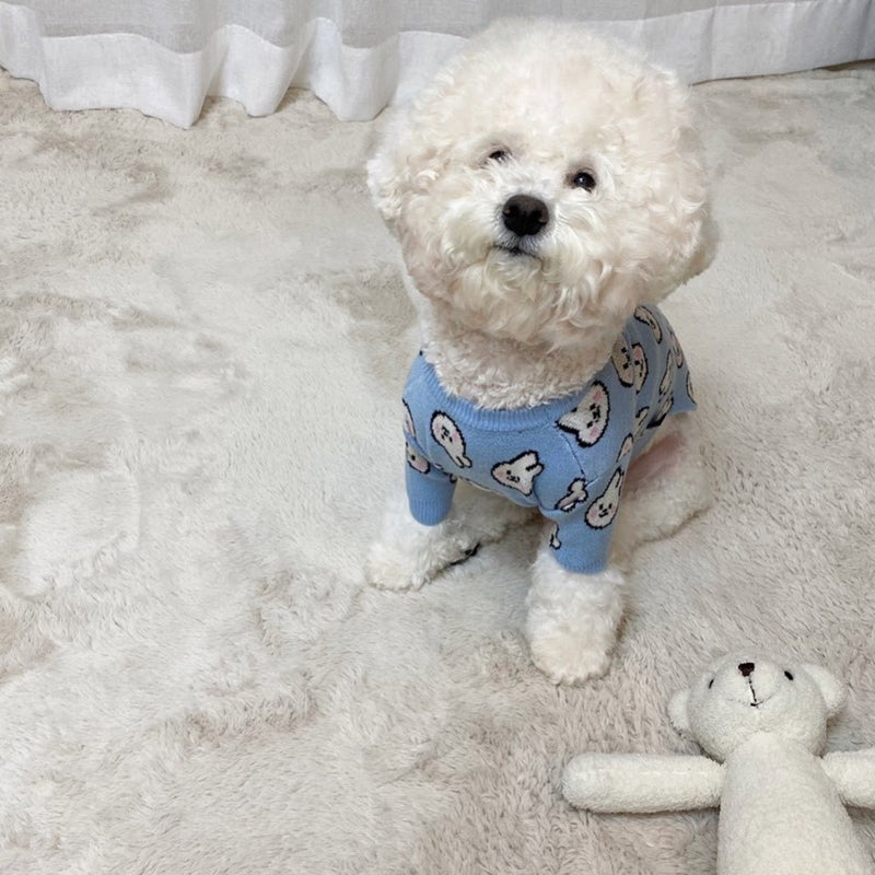 Winter Dog Sweater For Small Dogs Cute Animal Dog Knitted Pullovers Soft Warm Puppy Clothes Fashion Cat Sweater Pet Dog Supplies