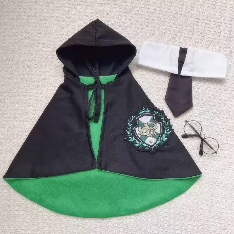 Pet Cat Dog Magic Harry Potter Glasses Small Cloak Robe Shawl College Internet Celebrity