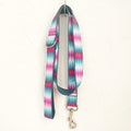 Colored pattern webbing traction belt