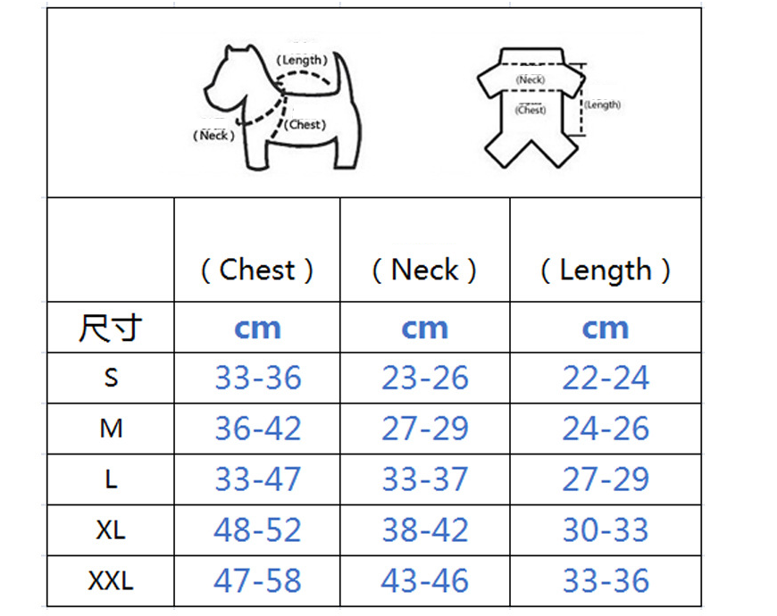Dog winter warm coat clothes