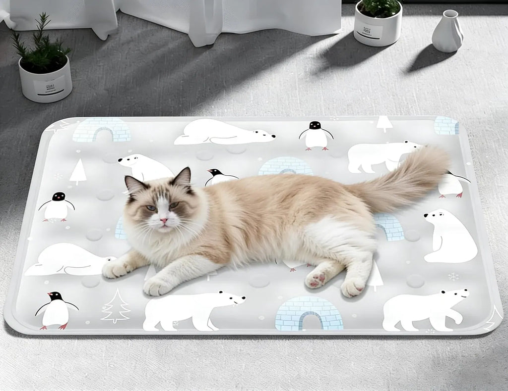 90*60 cm Dog Cooling Mat, New Summer Pet Mats, Portable Pet Cooling Pad for Travel, Washable Gel Coolings Mat for Dogs and Cats Indoor Outdoor