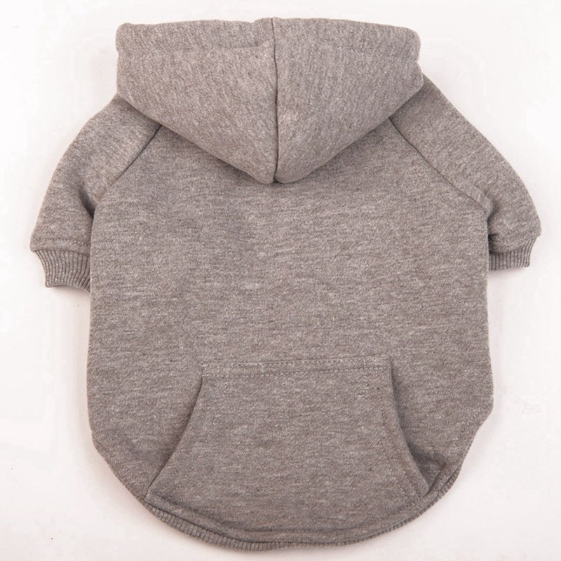 Fleece Hooded Sweater Dog Clothes Winter Hooded Jacket