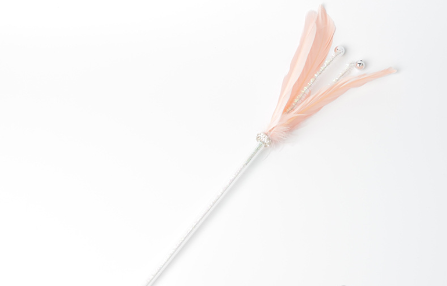 Long feather with bell