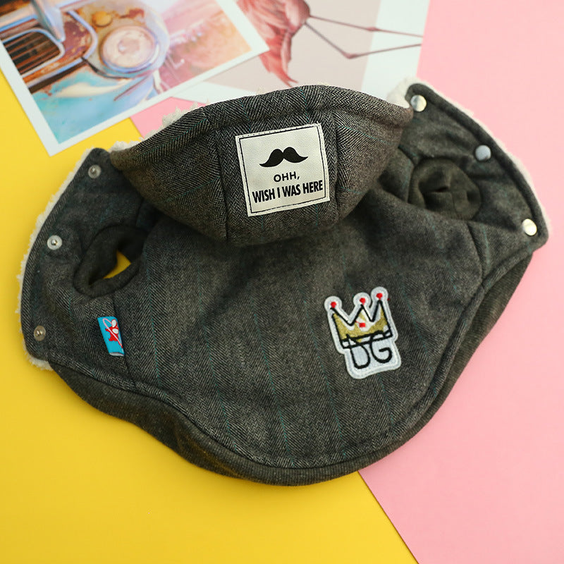 Puppy winter thick inner cotton vest