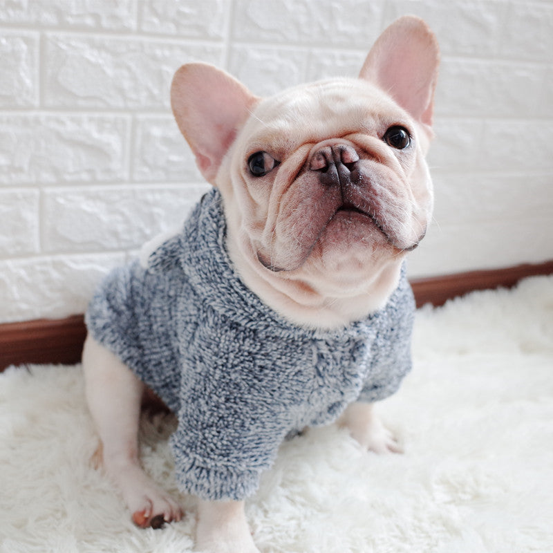 Stretch coral fleece dog clothes