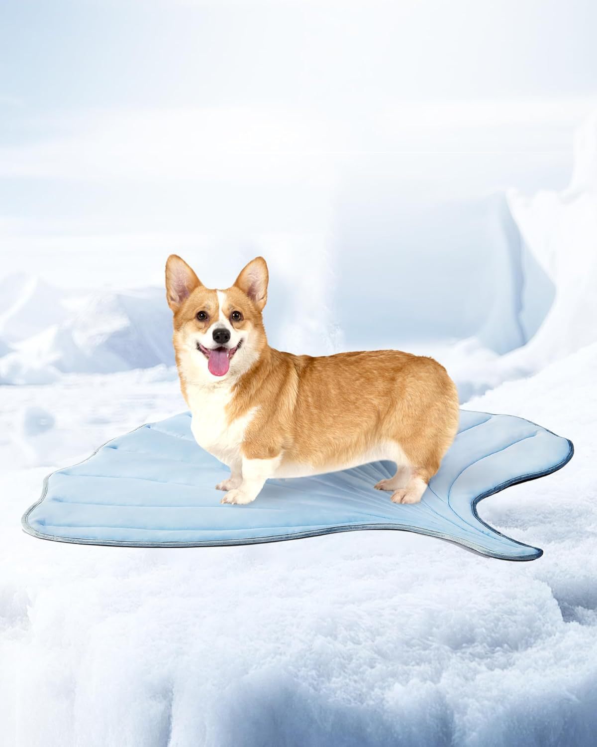 Summer Cat Ice Pad Pet Floor Mat Ginkgo Leaf