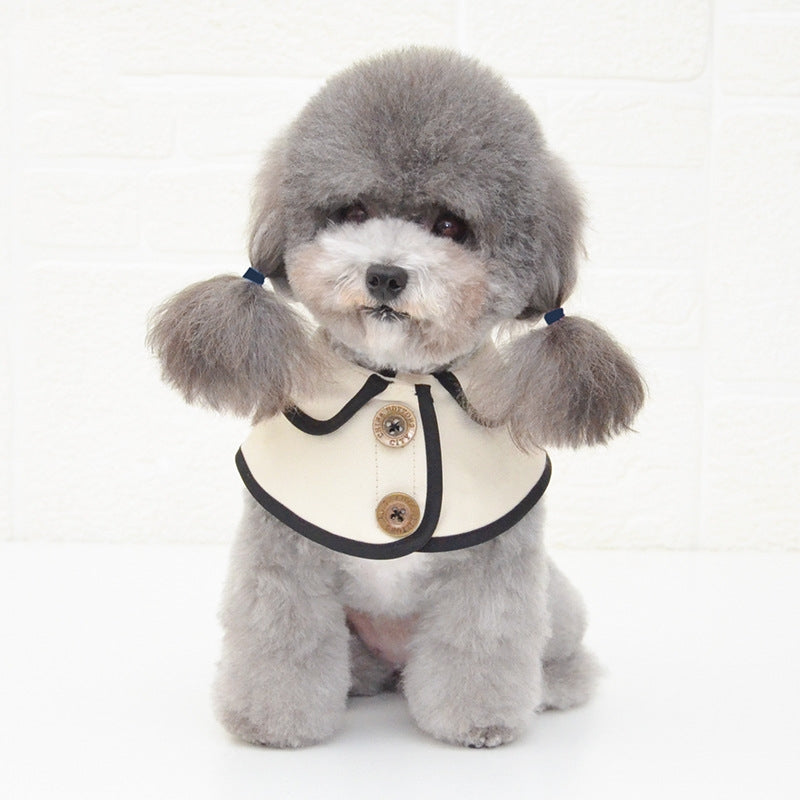 Pet bow tie saliva towel