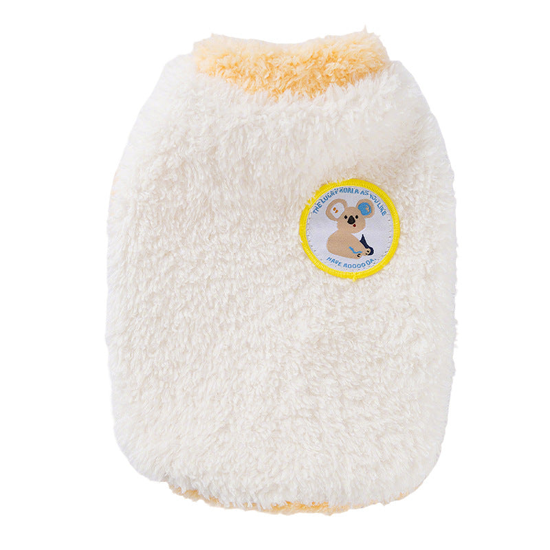 Autumn And Winter Warm Pet Two-legged Fleece Coat, Small And Medium-sized Dog Teddy And Bichon Frise Thin German Cat And Dog Clothes