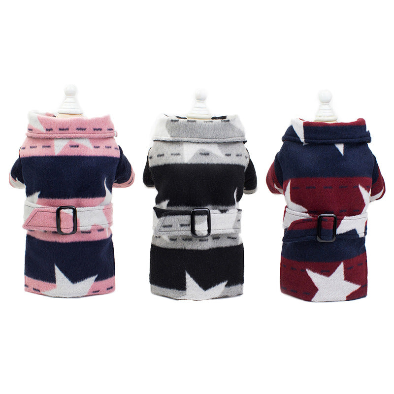 Pet five-pointed star clothes