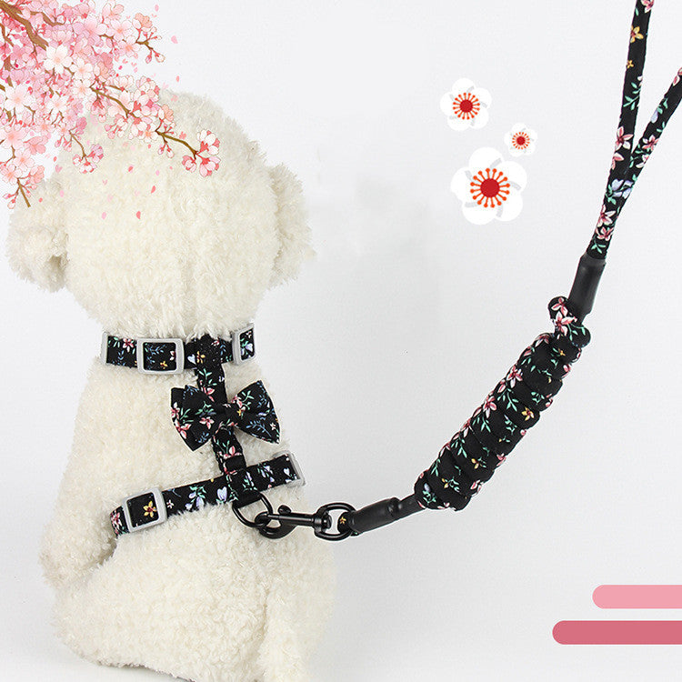 Creative Floral And Japanese Style Cat Leash