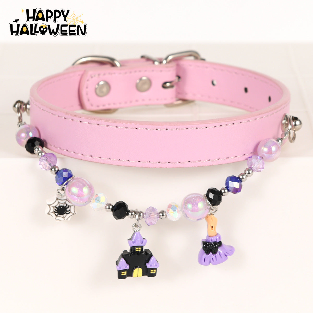 Cat Collar Niche Accessory Halloween Necklace With Beaded Embellishments