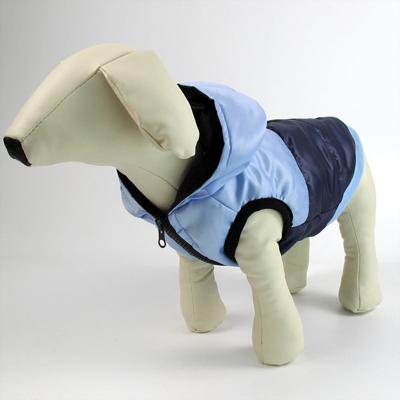 Pet hooded warm cotton coat